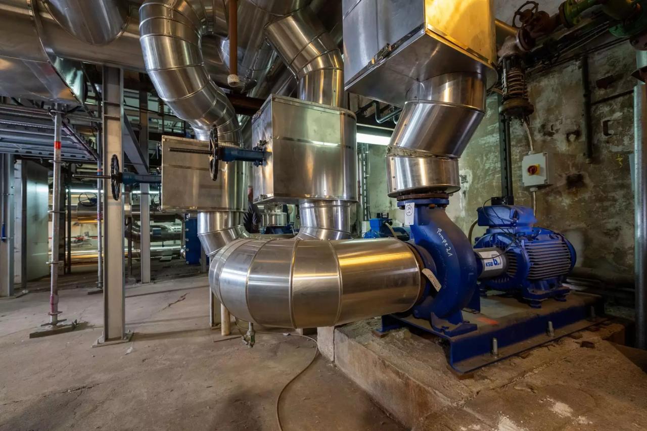 heating pipe network
