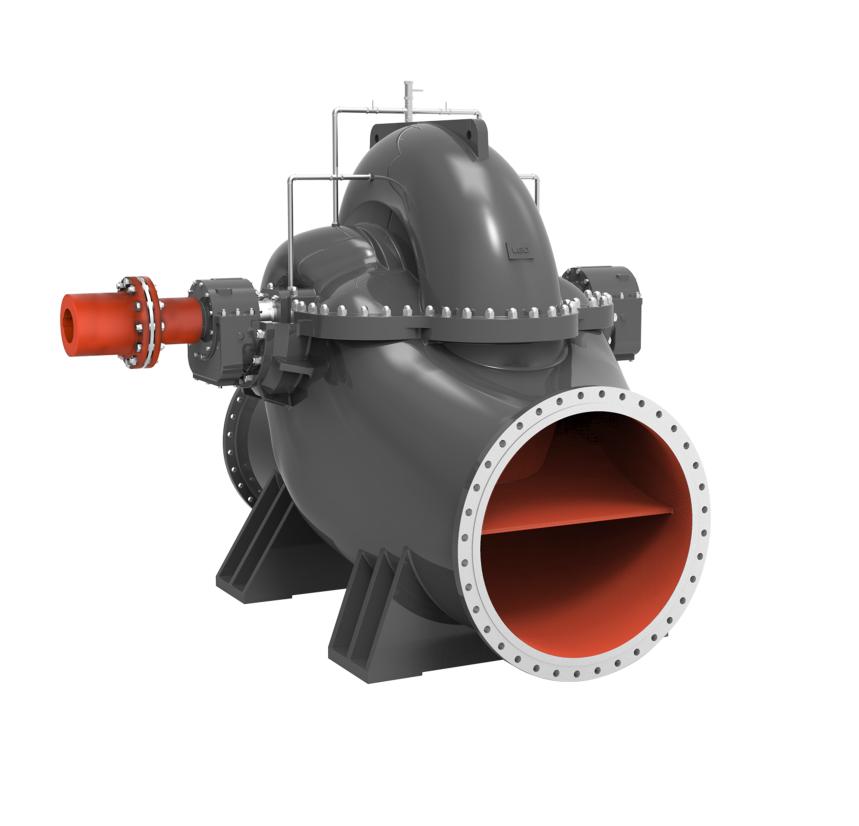 large flow double suction pump